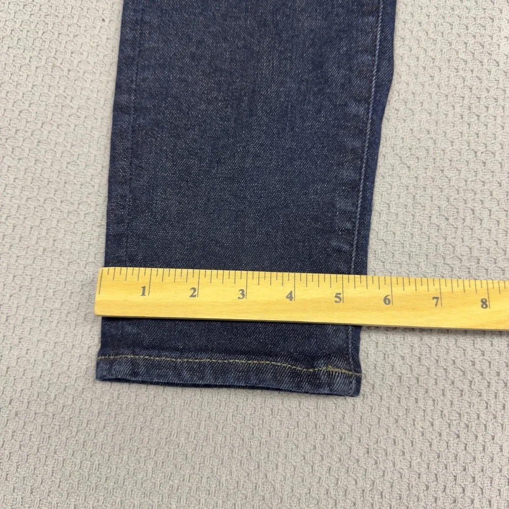 Uniqlo Jeans Mens 32x34 Dark Wash Indigo Slim Stretch Denim Pants Casual
